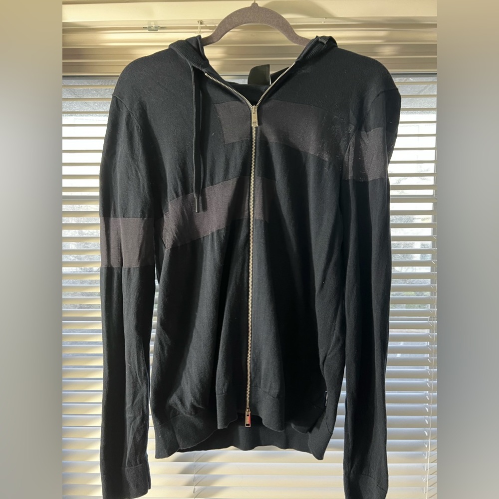 Armani exchange lightweight zip up hoodie